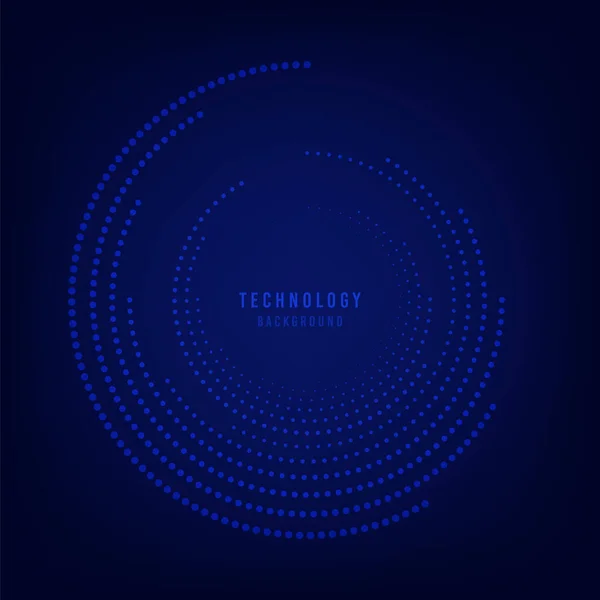 Абстрактний Синій Цифровий Дизайн Мистецтва Лінійного Візерунка Технічного Інтерфейсу Тло — стоковий вектор