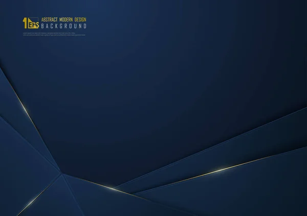 Modèle Abstrait Décoration Luxe Dégradé Bleu Design Chevauchement Fond Motif — Image vectorielle