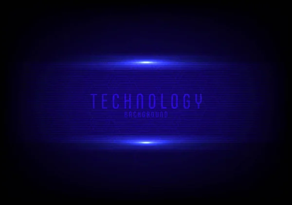 Abstract Blue Technology Template Ontwerp Van Hexagonaal Patroon Ontwerp Template — Stockvector