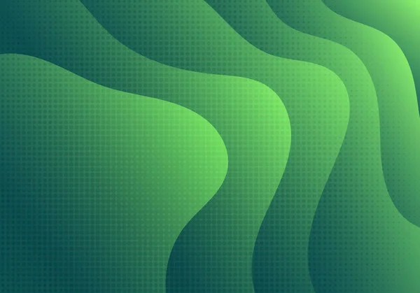 Gradient Abstrait Couleurs Vertes Style Décoratif Design Vif Design Clair — Image vectorielle