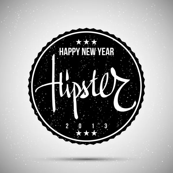 Hipster New Year 2013 — Stock Vector