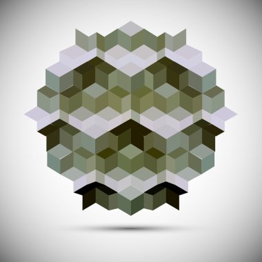 Altıgen kaleidoscope optik illüzyon