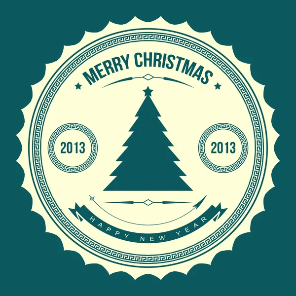 Χριστουγεννιάτικο δέντρο απλικέ διάνυσμα φόντο. — Διανυσματικό Αρχείο