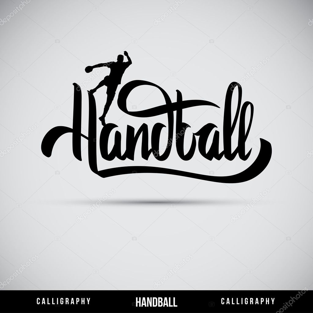 Handball hand lettering - handmade calligraphy