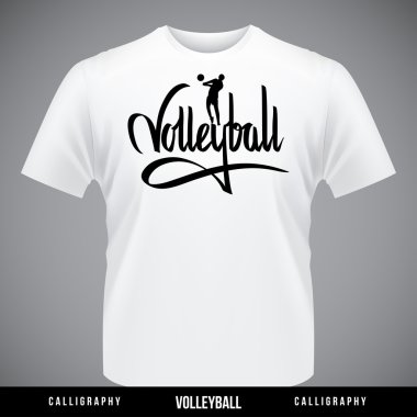 Voleybol el yazı - el yapımı hat