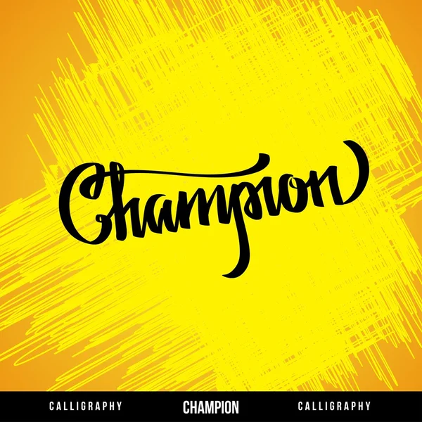 Champion — Stock Vector