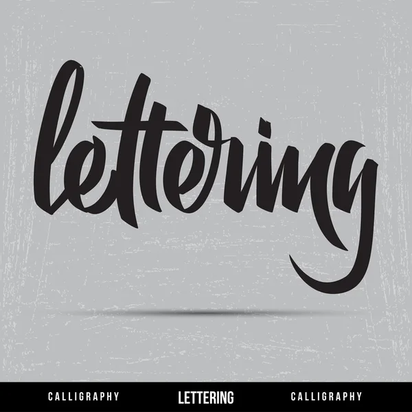 Lettering Caligrafía — Archivo Imágenes Vectoriales