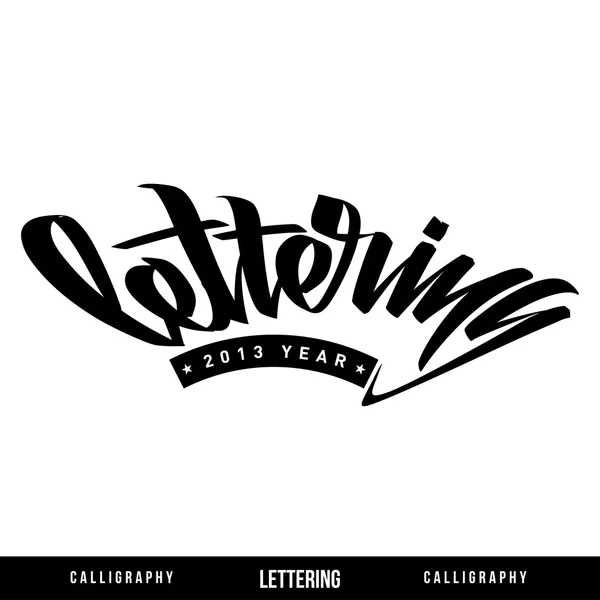 Lettering Caligrafía — Archivo Imágenes Vectoriales