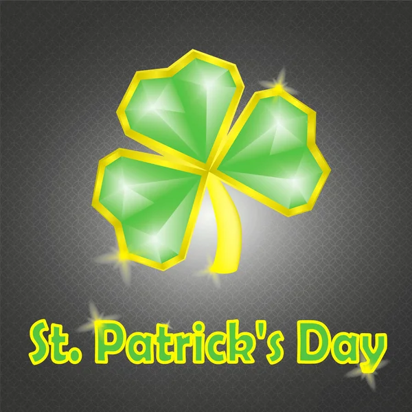 St. Patrick 's Grußkarte — Stockvektor