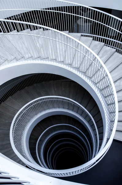 Escaliers graphiques en spirale — Photo