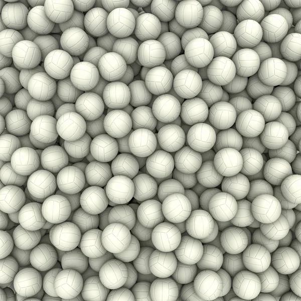 White soccer balls background — Stock Photo, Image