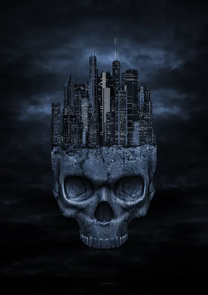 เมืองมืด — ภาพถ่ายสต็อก