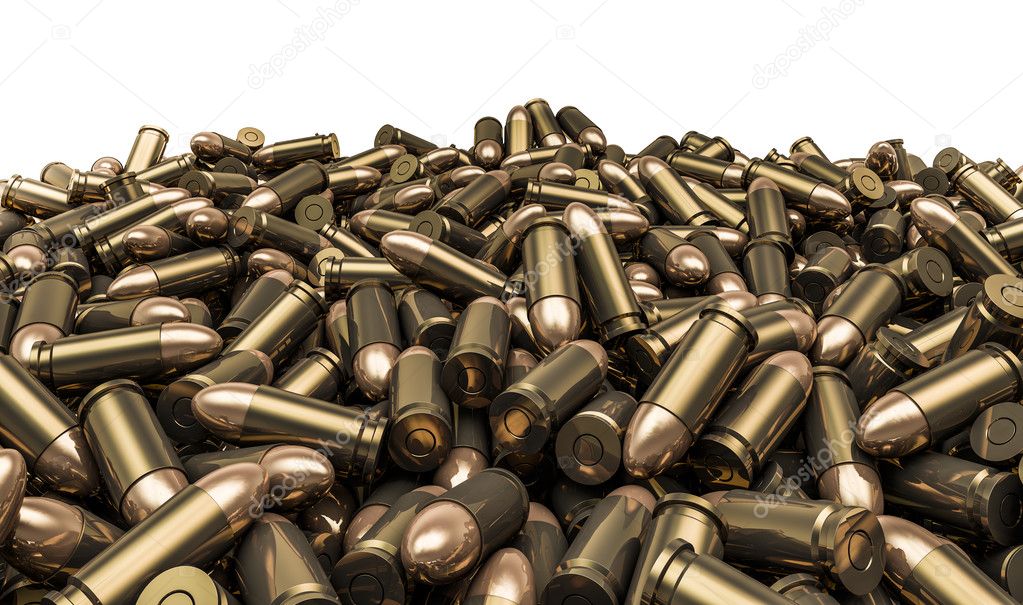 Bullets pile