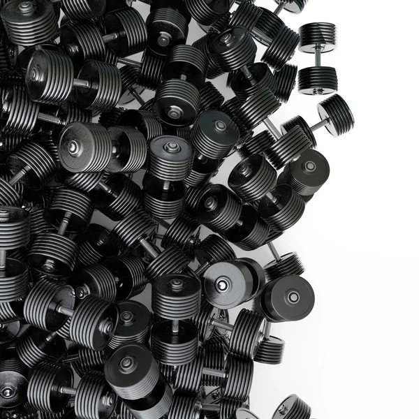 Dumbbell spill — Stock Photo, Image