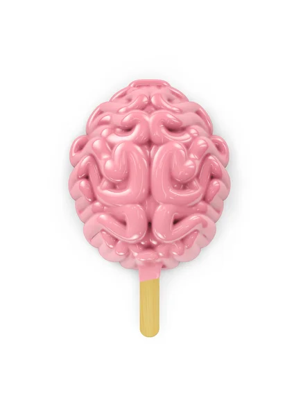 Popsicle hersenen — Stockfoto