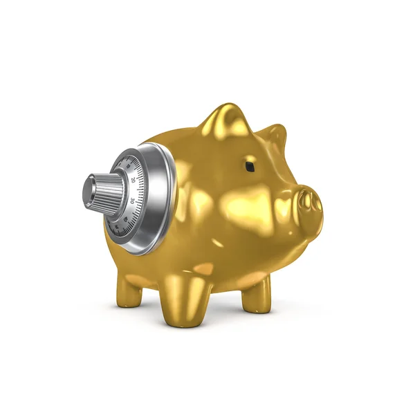 Combination piggy bank — Stock Photo, Image