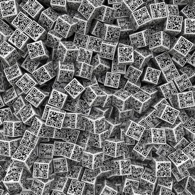 QR code zar arka plan