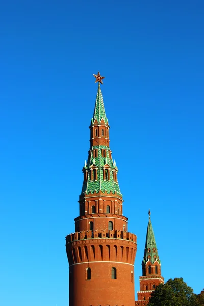 Башня Московского кремля — стоковое фото