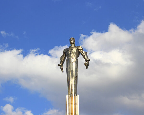 Monument to Gagarin - the first spaceman