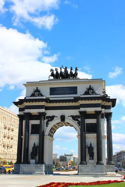 Triomfboog in moskoe — Stockfoto