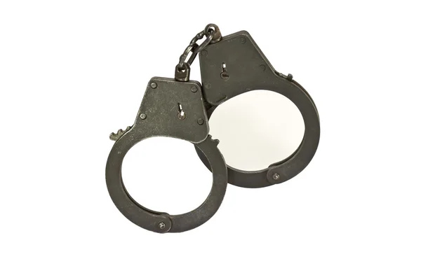 Handcuffs closeup — Stock Photo, Image