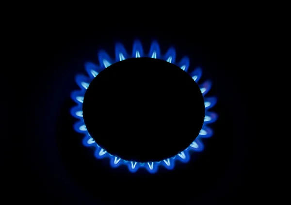 Burning natural gas — Stock Photo, Image