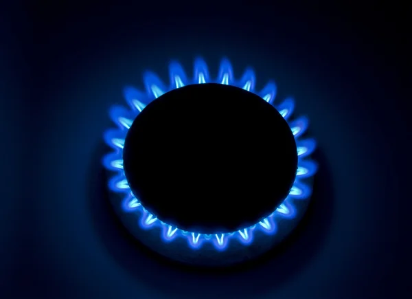 天然ガスを燃焼 — ストック写真