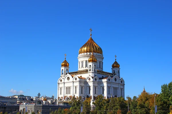 Собор Христа Спасителя в Москве — стоковое фото