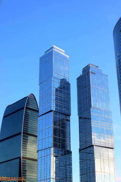 Centro de negocios de rascacielos en Moscú — Foto de Stock