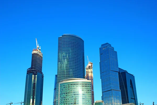 Felhőkarcolók üzleti központ Moszkvában — Stock Fotó