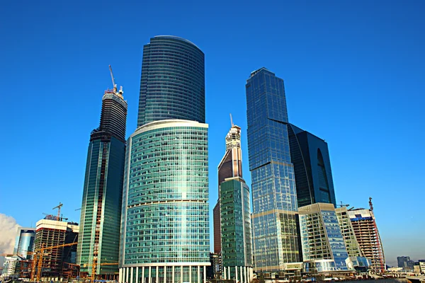 Skyscrapers of business center in Moscow — Stock Photo, Image