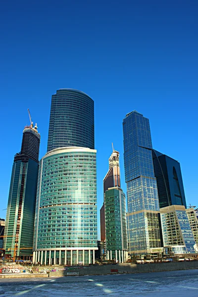 Skyscrapers of business center in Moscow — Stock Photo, Image