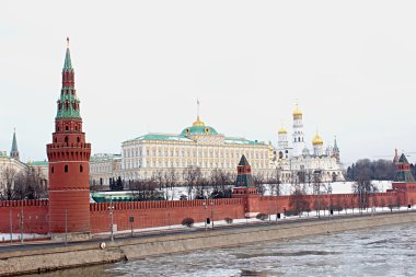 Moskova Kremlin kışın