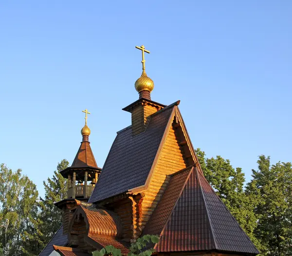 Altrussische Holzkirche — Stockfoto