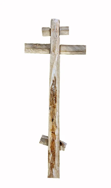 Vecchia croce di legno — Foto Stock