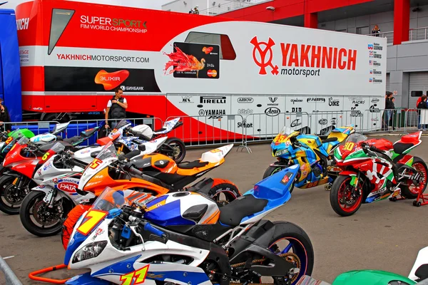 Російської естради superbike Чемпіонат світу, 21 липня 2013 року, в Москві raceway, Москва, Росія. — стокове фото