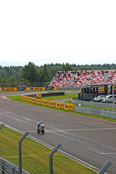 Ruský fáze mistrovství světa superbiků, na 21 červenci 2013 v moscow raceway, Moskva, Rusko. — Stock fotografie