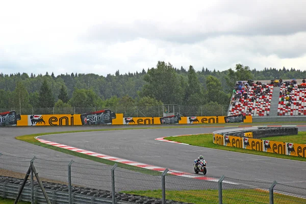 Estágio russo do Campeonato Mundial de Superbike, em 21 de julho de 2013, em Moscou Raceway, Moscou, Rússia . — Fotografia de Stock