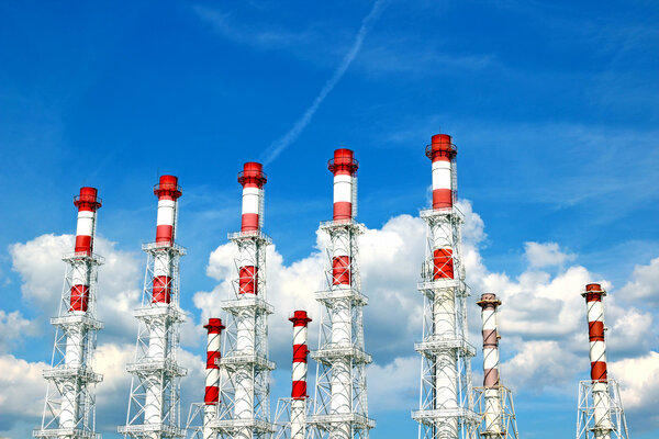 Factory chimneys