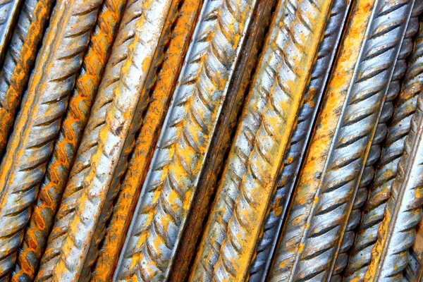 Rods of steel rebar — Stock Photo, Image