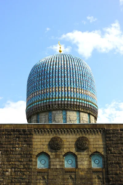 St. Petersburg Merkez Müslüman Camii kubbe — Stok fotoğraf