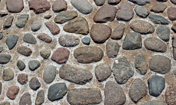 큰 돌의 포장의 배경 — 스톡 사진