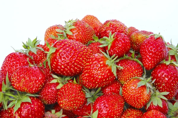 Isolert lyserødt jordbær – stockfoto