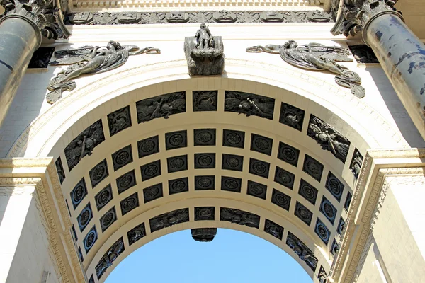 Triumphal arch in Moscow — Stock Photo, Image