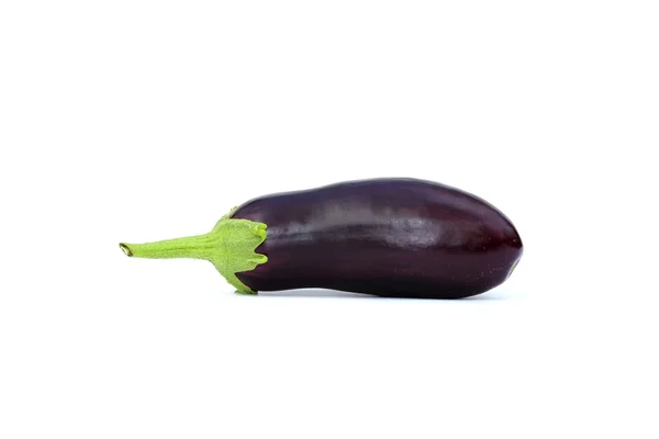 Aubergine isoliert auf weißem Hintergrund — Stockfoto