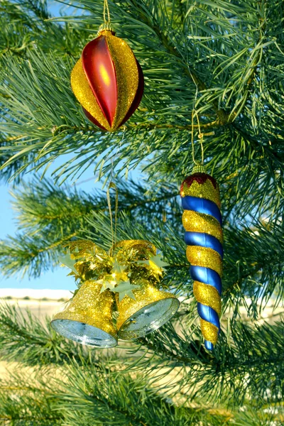 Decoraciones del árbol de Navidad — Foto de Stock