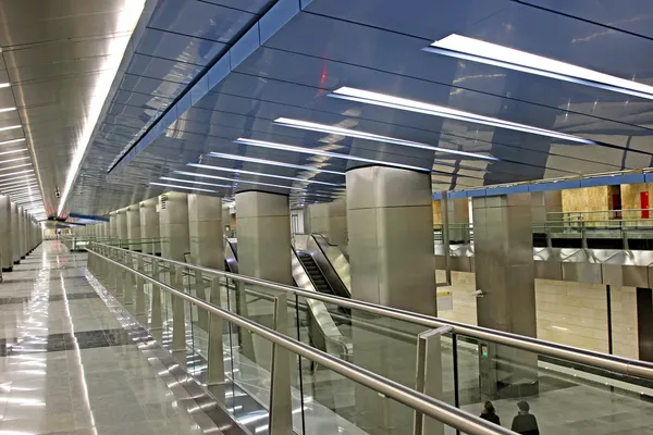 Interior Estação de metro de Moscovo "Centro de Negócios " — Fotografia de Stock