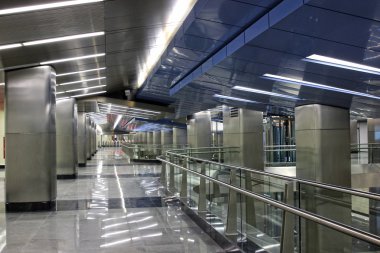 iç Moskova metro istasyonu 