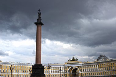 Palace Square and the Alexander Column in St. Petersburg