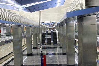 iç Moskova metro istasyonu 